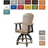 Amish Gardens Comfo-Back Swivel Counter Height Dining Chair