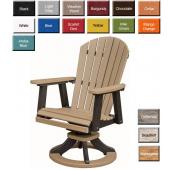 Amish Gardens Comfo-Back Standard Height Swivel Rocking Dining Chair