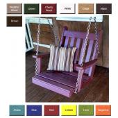 Amish PolyCraft Traditional English Porch Swing Chair