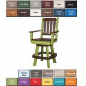 Finch Poly Furniture Keystone Swivel Bar Chair