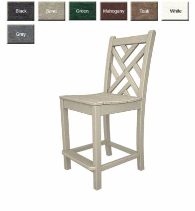 POLYWOOD® Chippendale Counter Height Side Chair