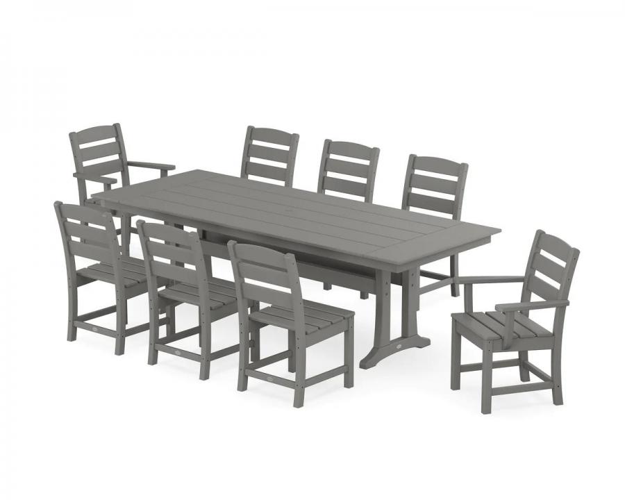 Polywood 9 - Piece Farmhouse Dining Set