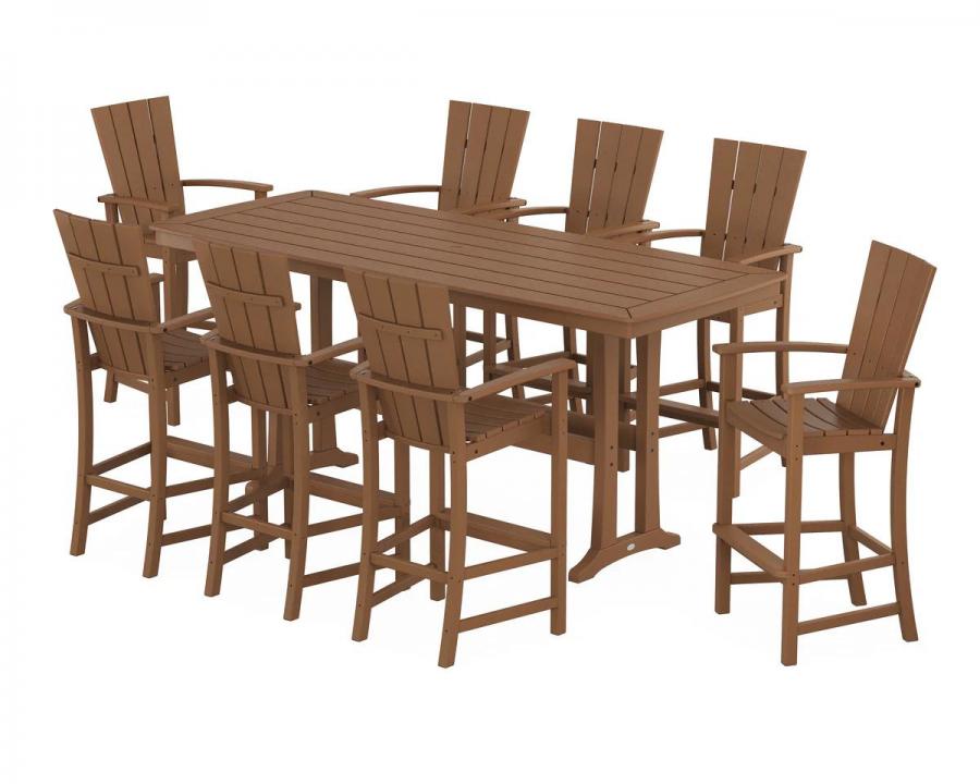 POLYWOOD® Quattro Adirondack  9 Piece Bar Set
