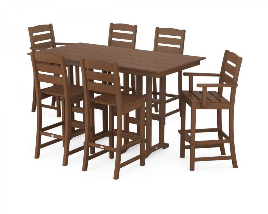Polywood 7 - Piece Lakeside Bar Set
