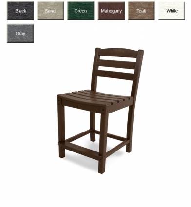 POLYWOOD® La Casa Cafe Counter Side Chair