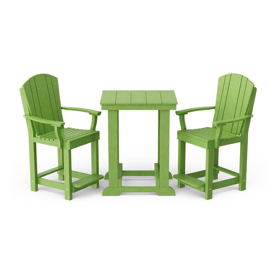 Wildridge Poly Furniture 3 Piece Heritage Patio Counter Set