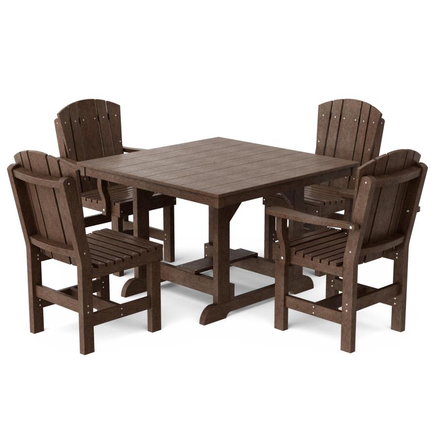 Wildridge Poly Furniture 5 Piece Dining Table & Chair Set