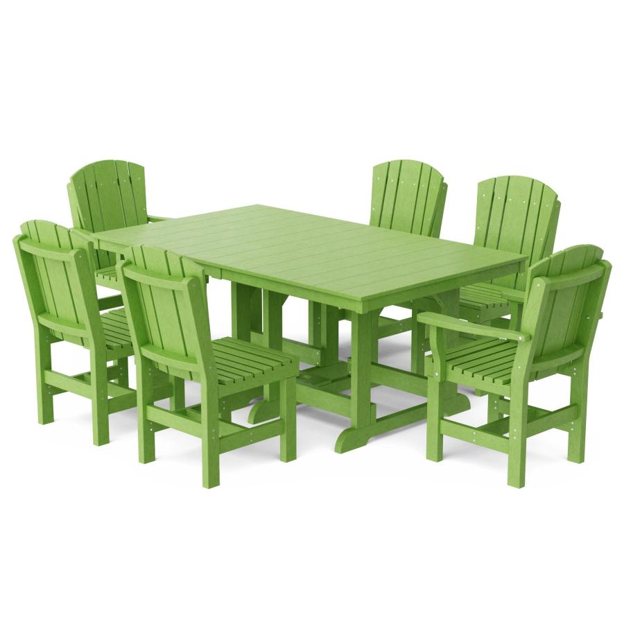Wildridge Poly Furniture 7 Piece Dining Table & Chair Set