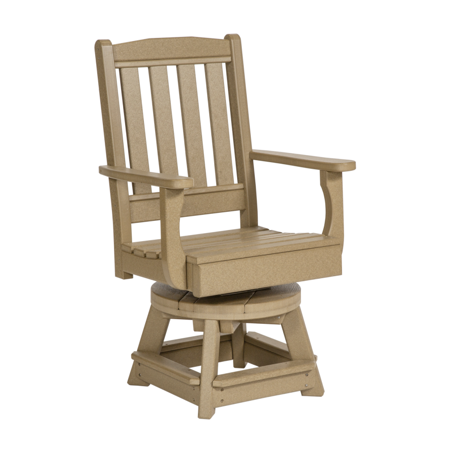 Colonial Road Furniture English Garden Swivel Dining Height Chair