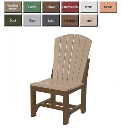 Luxury Poly Furniture Adirondack Dining Chair