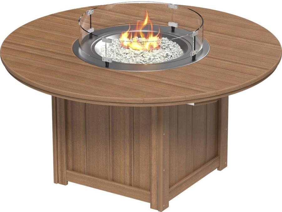 Luxury Poly Furniture Lumin Round Dining  Fire Table