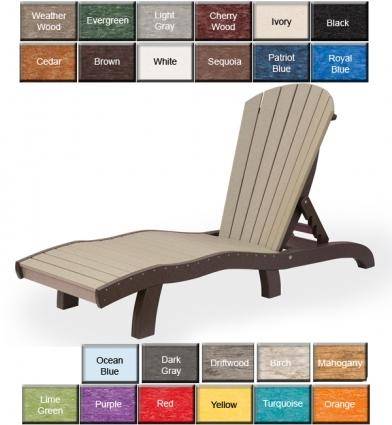 Finch Poly Furniture SeaAira Chaise Lounge