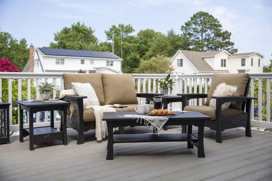 Colonial Road Furniture  4 Piece Deep Seating Love Seat Set