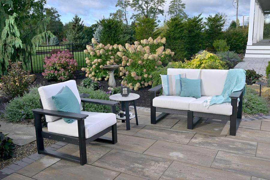 Luxury Poly Furniture 3 Piece Lanai Deep Seating Set