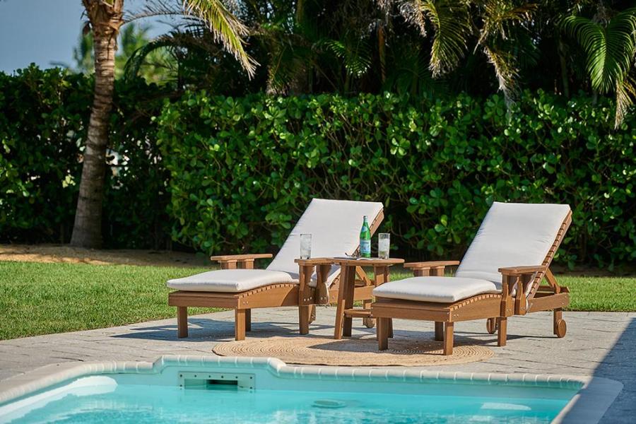 Luxury Poly Furniture 3 Piece Chaise Lounge Set