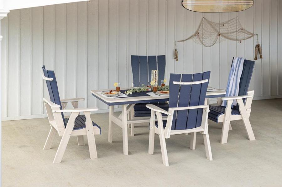 Poly Concepts 5 Piece Country Comfort Dining Set