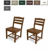 Set of Two POLYWOOD® La Casa Cafe Dining Chairs