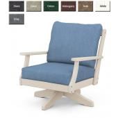 POLYWOOD® Deep Seating Braxton Swivel Chair