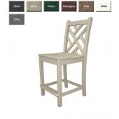 POLYWOOD® Chippendale Counter Height Side Chair