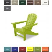 POLYWOOD®  South Beach Ultimate Adirondack Chair with Hideaway Ottoman