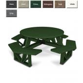 POLYWOOD® Park Commercial Grade Octagon Picnic Table