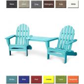 POLYWOOD® Classic Adirondack Style Tete-a-Tete