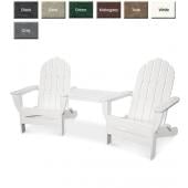 POLYWOOD® Classic Oversized Adirondack Style Tete-a-Tete