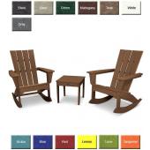 POLYWOOD® Quattro 3 - Piece Rocker Set