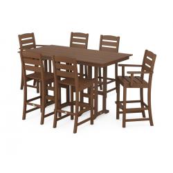 Polywood 7 - Piece Lakeside Bar Set