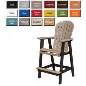 Amish Gardens Elite Comfo-Back Bar Height Dining Chair