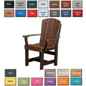 Wildridge Poly Furniture Comfort Back Standard Height Dining Arm Chair