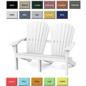 Seaside Casual Adirondack Shellback Love Seat