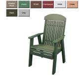 Luxury Poly Furniture Classic High-Back Deck Chair