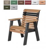 Luxury Poly Furniture Plain Back Dining & Deck Chair