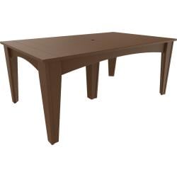 Luxury Poly Furniture Island Rectangular Dining Table