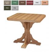 Luxury Poly Furniture Square Pedestal Counter Table