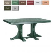 Luxury Poly Furniture Rectangular Dining Table