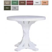 Luxury Poly Furniture Round Pedestal Counter Table