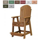 Luxury Poly Furniture Adirondack Balcony Chair