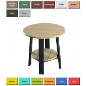 Luxury Poly Furniture Deluxe Round Side Table