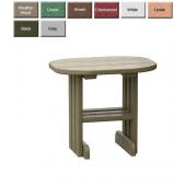 Luxury Poly Furniture Oblong Side Table