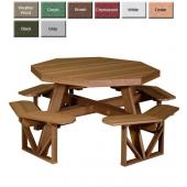 Luxury Poly Furniture Octagon Picnic Table