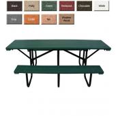Poly Park Rectangular Double Overhang Picnic Table
