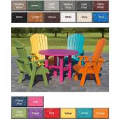 Poly Concepts Fanback Dining and Deck Chair
