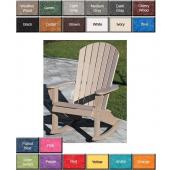 Poly Concepts Fanback Rocking Chair