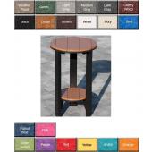 Poly Concepts Bar Height Side Table