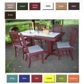 Amish PolyCraft 7 Piece Dining Set