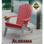 College Game Day Adirondack Chair - Alabama