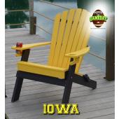College Game Day Adirondack Chair - Iowa