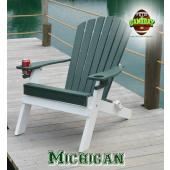 College Game Day Adirondack Chair - Michigan